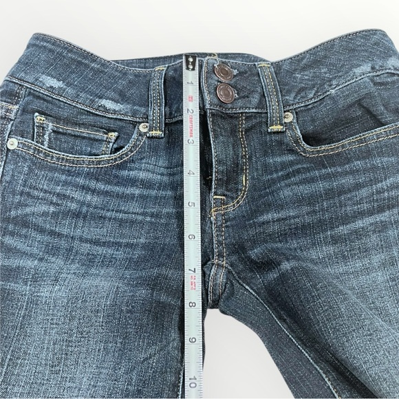 American Eagle Low Rise Crop Jeans Denim - Picture 5 of 16